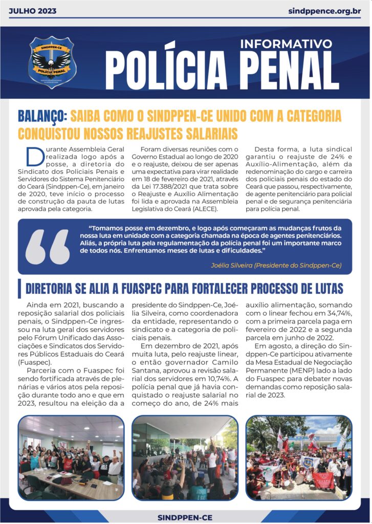 Saiba como o Sindppen-CE unido com a categoria conquistou nossos reajustes salariais